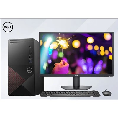 戴尔（DELL）成就3890第11代i5处理器商务办公台式机 21.5显示器 有线键盘有线鼠标8G内存 1T+128G固态   全国联保3年